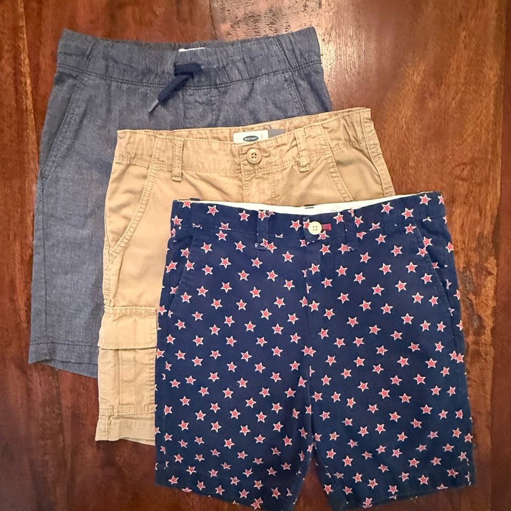 SPRING/SUMMER-READY: Bundle of 3 Pairs of Shorts- Crewcuts & Old Navy Brands